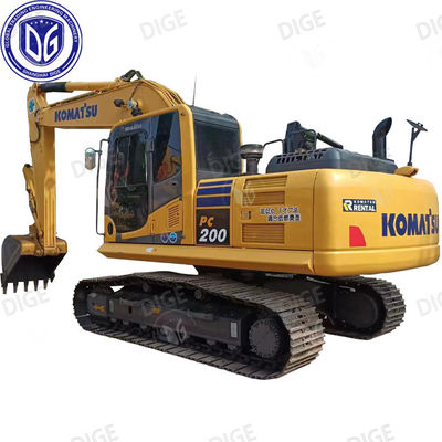 PC200 Excavadora Komatsu de segunda mano de 20 toneladas Excavadora de segunda mano japonesa de escalada hidráulica media