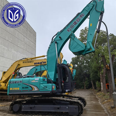 Origen Japón SK200-8 Excavadora Kobelco usada SK200-8 Excavadora de segunda mano Kobelco Excavadora SK200-8