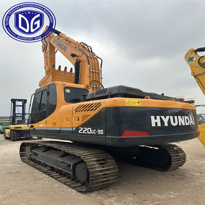 Excavadora de alta capacidad Hyundai 220 de 20 toneladas modelo popular en buen estado