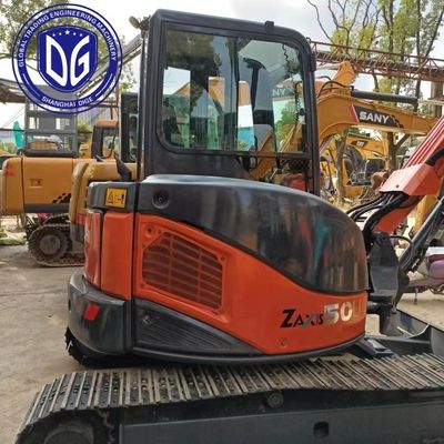ZX50 Usado Hitachi Excavadora de 5 toneladas ligero desgaste y desgaste con modos de potencia adaptativos
