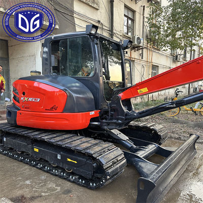6 toneladas KX163 Excavadora Kubota Usada Excavadora hidráulica