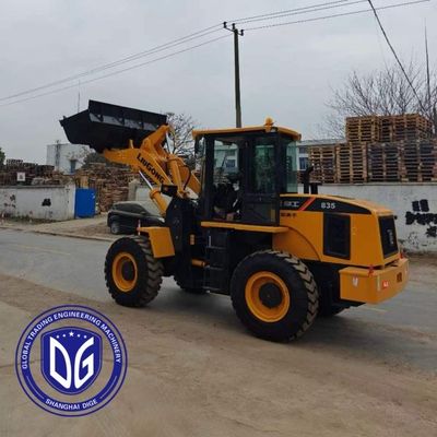 Cargador de extremo delantero 835 Cargador Liugong usado Máquina de carga usada potente