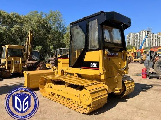 D5C Dozador de orugas usado Bulldozer hidráulico de 16 toneladas