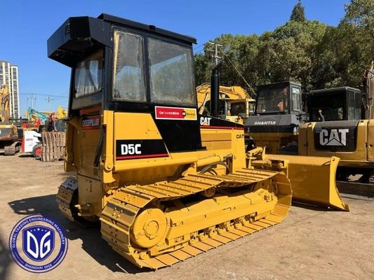 D5C Dozador de orugas usado Bulldozer hidráulico de 16 toneladas