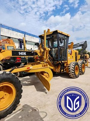 140k Caterpillar Usado Grader Potente máquina hidráulica