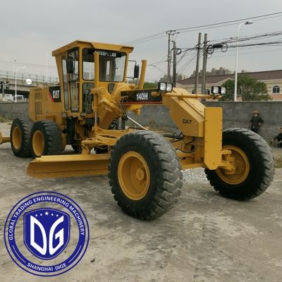 CAT 140H Usado Alta eficiencia 95% Nuevo origen clasificador de Japón con alto rendimiento