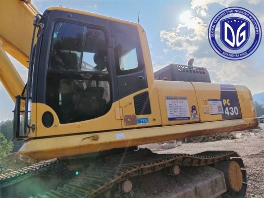 Funcionamiento sencillo PC430 Excavadora mini-komatsu de rastreador de segunda mano Muy confiable