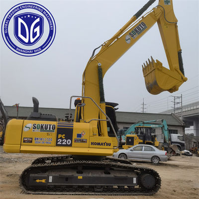 Excavadora de 20 toneladas Excavadora usada Origen Japón PC220-8 Excavadora usada Komatsu