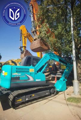 Excavadora de 7.5 toneladas manejable Sk75 Usada Kobelco Versátil para la construcción