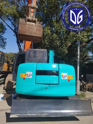 Excavadora Kobelco de 7.5 toneladas manejable Sk75 Usada con sistema de propulsión potente