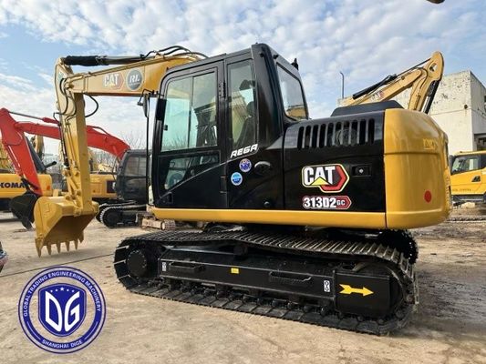 Precio asequible 313D2GC Excavadora Caterpillar de 13 toneladas usada con conveniente para operar