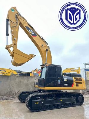 Excavadora de la oruga de 330D de 30 toneladas con gran eficiencia de excavación