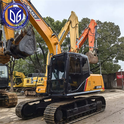 Sany SY155 15.5T Excavadora de rastreador usada Sistema de energía eficiente y de ahorro de energía