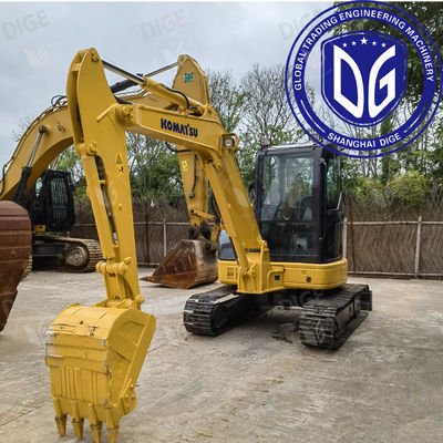 Excavadora hidráulica Komatsu PC55 4D88E-6 Modelo de motor y construcción duradera para trabajos pesados