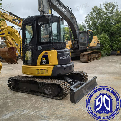 Excavadora hidráulica Komatsu PC55 4D88E-6 Modelo de motor y construcción duradera para trabajos pesados