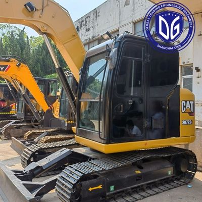 Capacidades de manejo de materiales eficientes 307E2 Excavadora de orugas usadas 7 toneladas