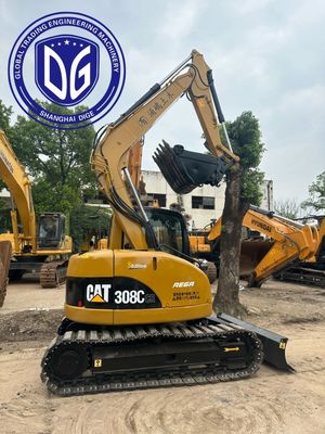 308C Máquinas usadas para gatos Excavadora de 8 toneladas Adaptabilidad a diversos terrenos