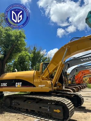 CAT 320C Excavadora Caterpillar Crawler de 20 toneladas usada, Modelo temprano, Precio barato, en buen estado, a la venta