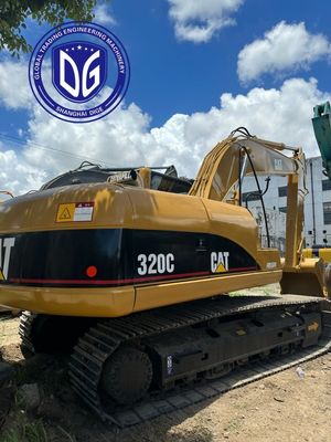 Motor de alto par 320C Excavadora Caterpillar de 20 t usada con buen sistema hidráulico