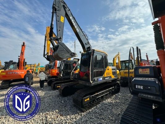 Ec140 Excavadora Volvo usada de 14 toneladas con sistema de ventilador de enfriamiento eficiente