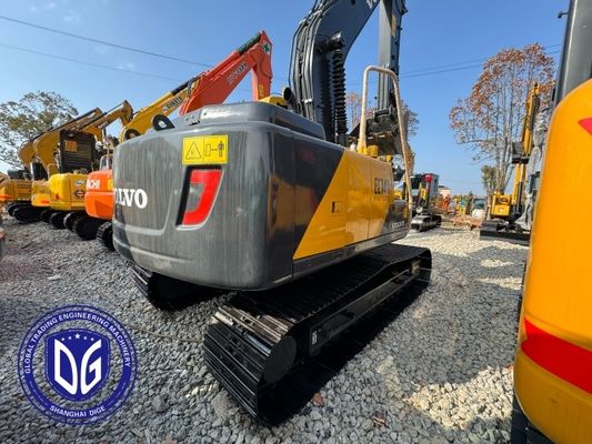 Ec140 Excavadora Volvo usada de 14 toneladas con sistema de ventilador de enfriamiento eficiente