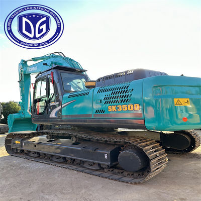SK350 Equipo de construcción de excavadoras Kobelco de 35 toneladas usadas
