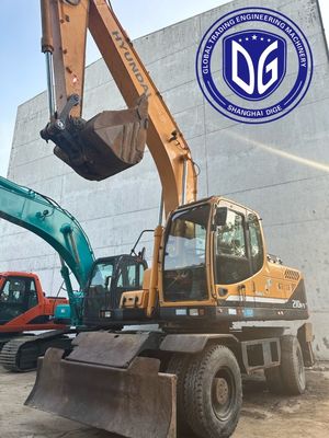 Super durable R210w-9 21t Excavadora Hyundai Usada con funcionamiento eficiente