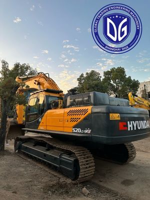 R520LC-9Vs Excavadora hidráulica Hyundai usada con sistema de ventilador de enfriamiento eficiente