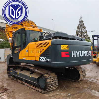 Excavadora Hyundai de 22 toneladas usada 220LC-9S Excavadora hidráulica de rastreo