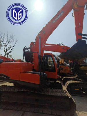 DX140 de diseño compacto Excavadora usada Doosan rentable, control automatizado