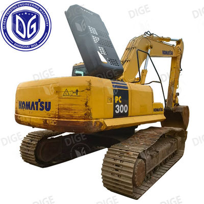 Komatsu PC300-7 30 toneladas de excavadora usadas de rastreo Gran máquina de minería