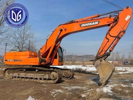 DX300 Excavadora Doosan de 30 toneladas usada con consumo óptimo de combustible Máquina hidráulica