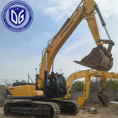 R485LVS original Excavadora Hyundai Usada Excavadora de rastreo Usada Condición de trabajo