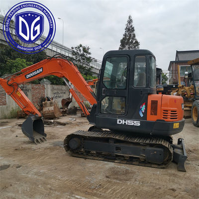 DH55 Mini Excavadora Doosan Usada Excavadora hidráulica Usada