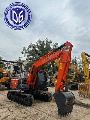 Bien conservado exterior ZX120 Usado Hitachi Excavadora 12 toneladas con cuidado mantenimiento