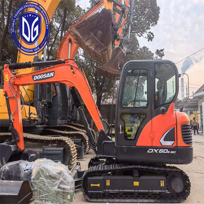 Doosan DX60E-9C Mini Excavadora Usada Rastreador Hidráulico