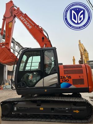 ZX130 Excavadora usada de Hitachi 13 toneladas Excavadora de rastreo usada 96% Nuevo