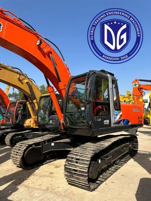 Sistemas de refrigeración eficientes ZX200-3 Excavadora Hitachi usada 20T Excavadora hidráulica