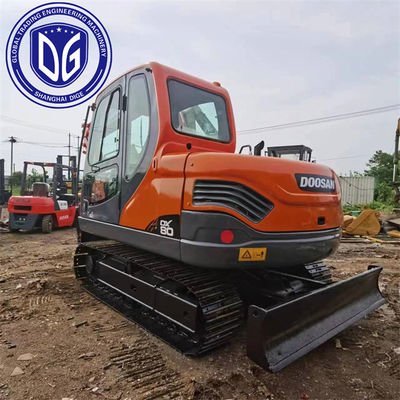 Excavadora hidroeléctrica usada Doosan DX80 8 toneladas