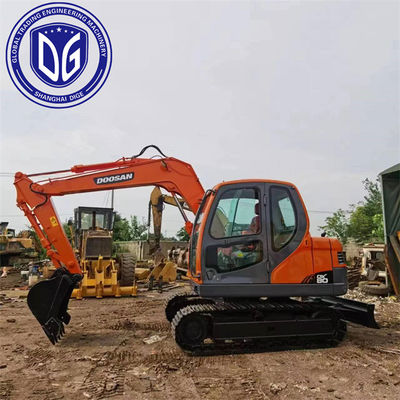 Excavadora hidroeléctrica usada Doosan DX80 8 toneladas