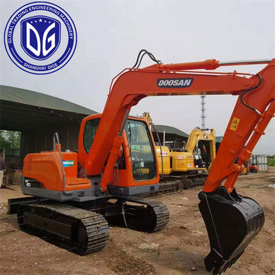 Excavadora hidroeléctrica usada Doosan DX80 8 toneladas