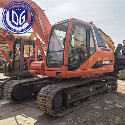 DH150LC Excavadora usada Doosan de 15 toneladas Excavadoras hidráulicas usadas