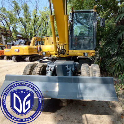 Excavadora de ruedas Komatsu 2018 13600kg para proyectos de construcción