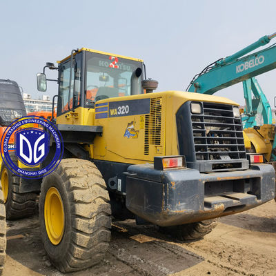 Origen Japón WA320-5 Cargador Komatsu usado WA320-5 Cargador de ruedas de segunda mano