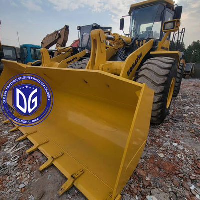 Cargador frontal Komatsu WA470-3 Equipo de construcción de cargadores usados para ingeniería minera grande