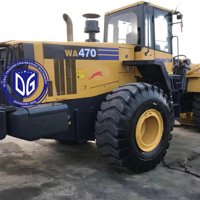 Cargador frontal Komatsu WA470-6 Cargador usado con alta eficiencia Original de Japón