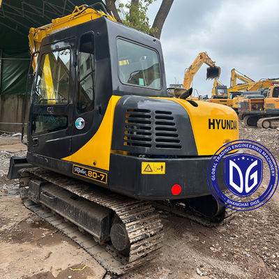Usado Hyundai 80-7 8Ton Excavadora Pequeña Excavadora y Excavadora Hidráulica En Buenas Condiciones
