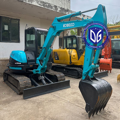 Excavadora hidráulica usada SK55 Kobelco Mini Crawler5.5 toneladas, 90% nuevo, listo para la venta ahora