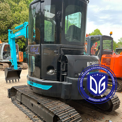 Excavadora hidráulica usada SK55 Kobelco Mini Crawler5.5 toneladas, 90% nuevo, listo para la venta ahora