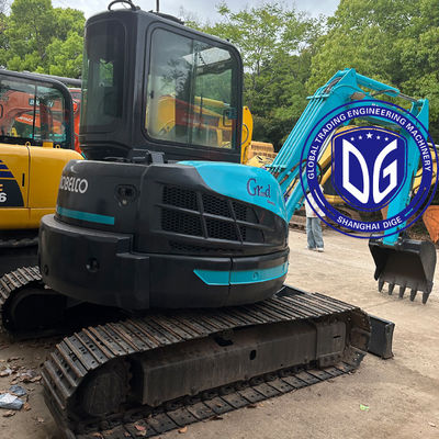Excavadora hidráulica usada SK55 Kobelco Mini Crawler5.5 toneladas, 90% nuevo, listo para la venta ahora